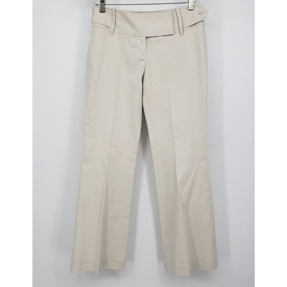 Body by Victoria The Christi Fit Ivory Pants Women's Size 2 Stretchy - Picture 3 of 7